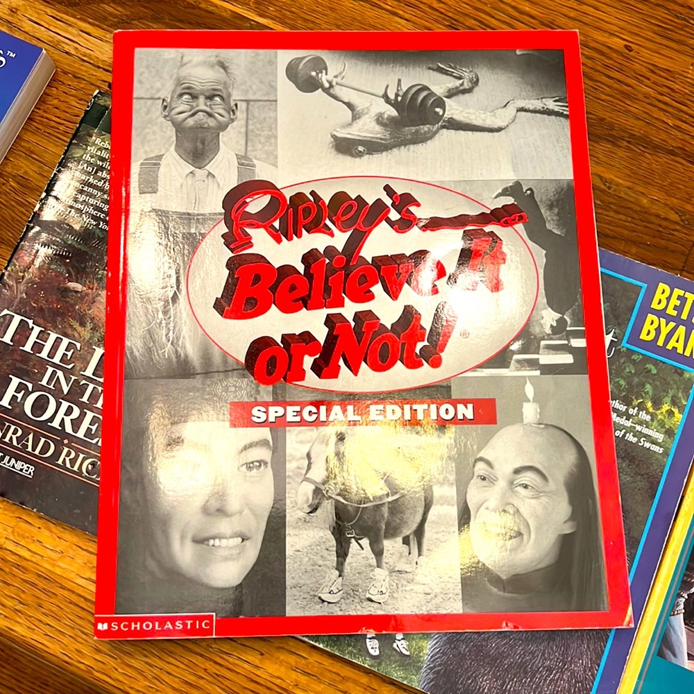 Ripley’s believe it or not book soft binding by Scholastic fun gift!